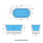 Load image into Gallery viewer, Freestanding Bathtub Bathtubs