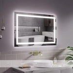 Load image into Gallery viewer, Rectangular Smart LED Vanity Mirror with Anti-Fog & Touchscreen