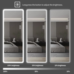 Load image into Gallery viewer, Large Full-Body LED Mirror with Illuminated Frame