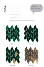 Load image into Gallery viewer, Green Mosaic wall