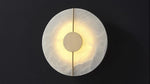 Load image into Gallery viewer, Postmodern Retro Copper & Alabaster LED Wall Lamp
