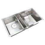 Load image into Gallery viewer, Double Bowl Stainless Steel