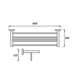 Load image into Gallery viewer, Double Towel Rack