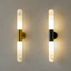 Load image into Gallery viewer, Nature Copper Luxury Alabaster Wall Lamp for Bedroom Living Room Lights Restaurant Wall Scones Design Marble Wall Lamps Light