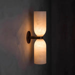 Load image into Gallery viewer, Nature Copper Luxury Alabaster Wall Lamp for Bedroom Living Room Lights Restaurant Wall Scones Design Marble Wall Lamps Light