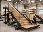 Load image into Gallery viewer, Curved Glass Balustrade Staircase