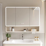 Load image into Gallery viewer, Bathroom Wall-Mounted Smart Mirror Cabinet With 3 Doors