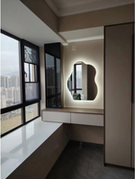 Load image into Gallery viewer, Wall Mounted HD Anti-Fog Full Body Mirror Shatterproof Lighted Bathroom Dressing Table