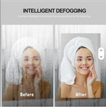 Load image into Gallery viewer, LED Defogging Bath Mirror