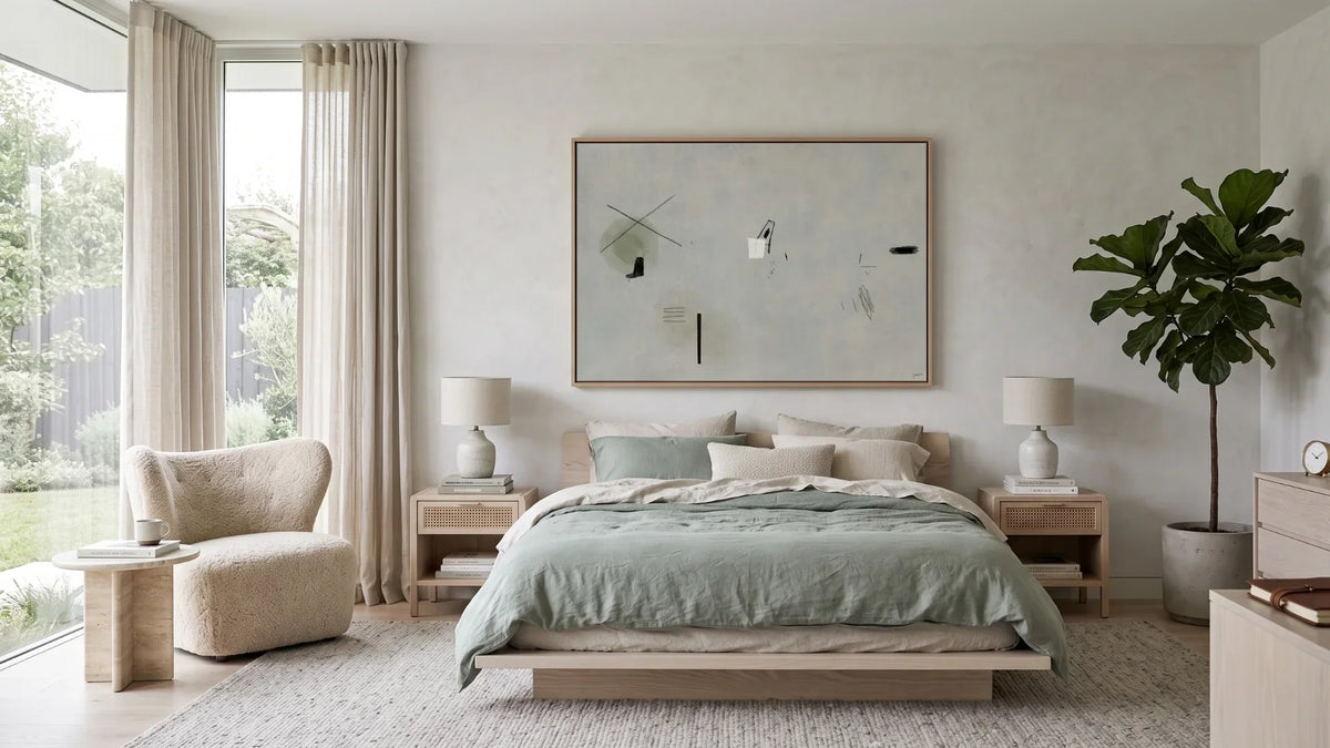 How to style abstract wall art like a pro