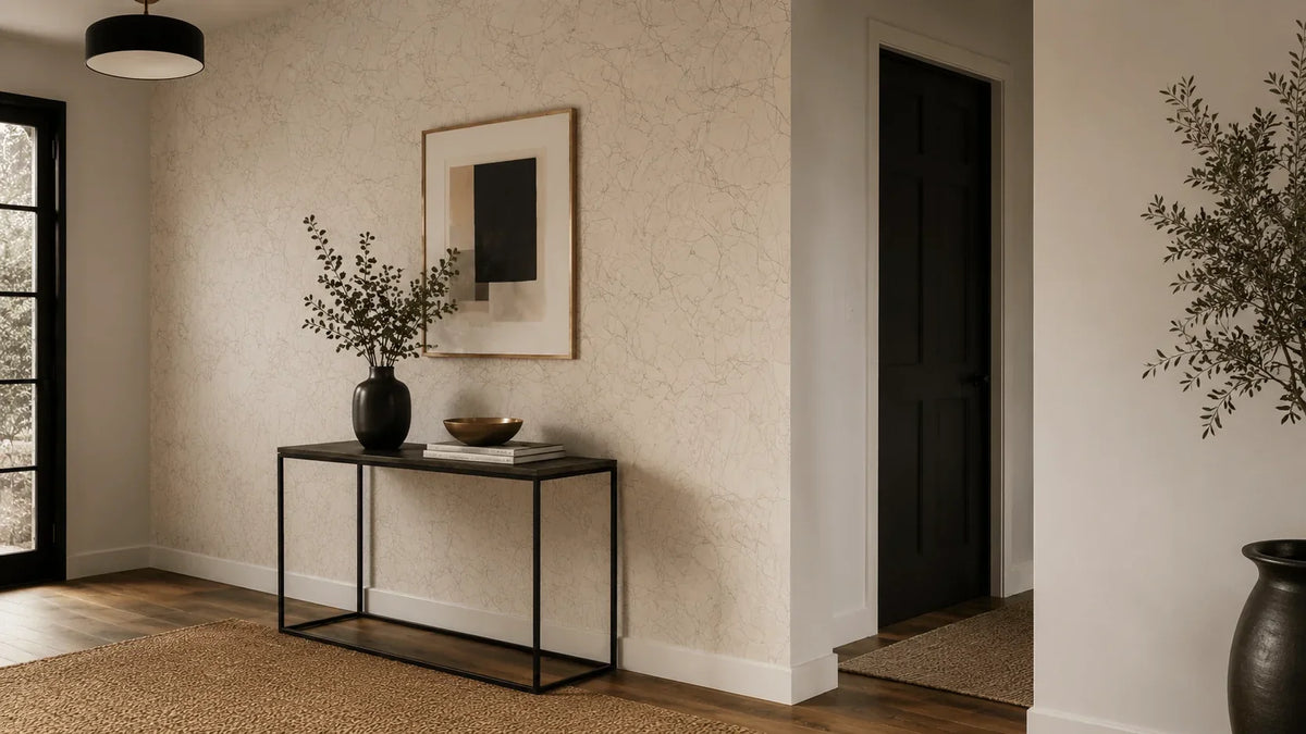 One wall or the whole room? where your wallpaper stops matters