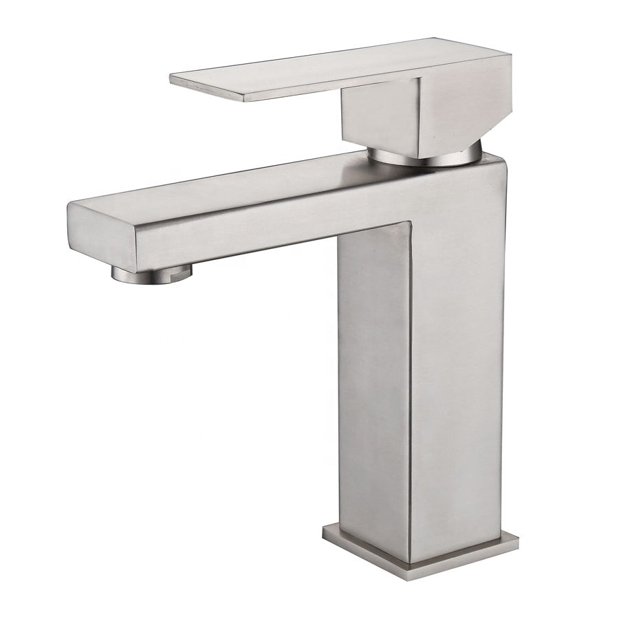 Square basin mixer
