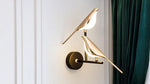 Load image into Gallery viewer, Gold Bird Led Wall Lamp

