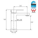 Load image into Gallery viewer, Square basin Mixer
