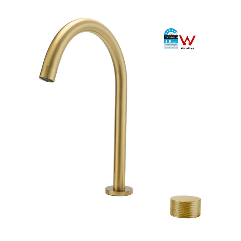 Knob basin mixer
