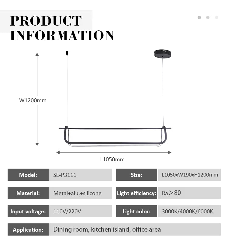 Bar Counter and dining Pendant L