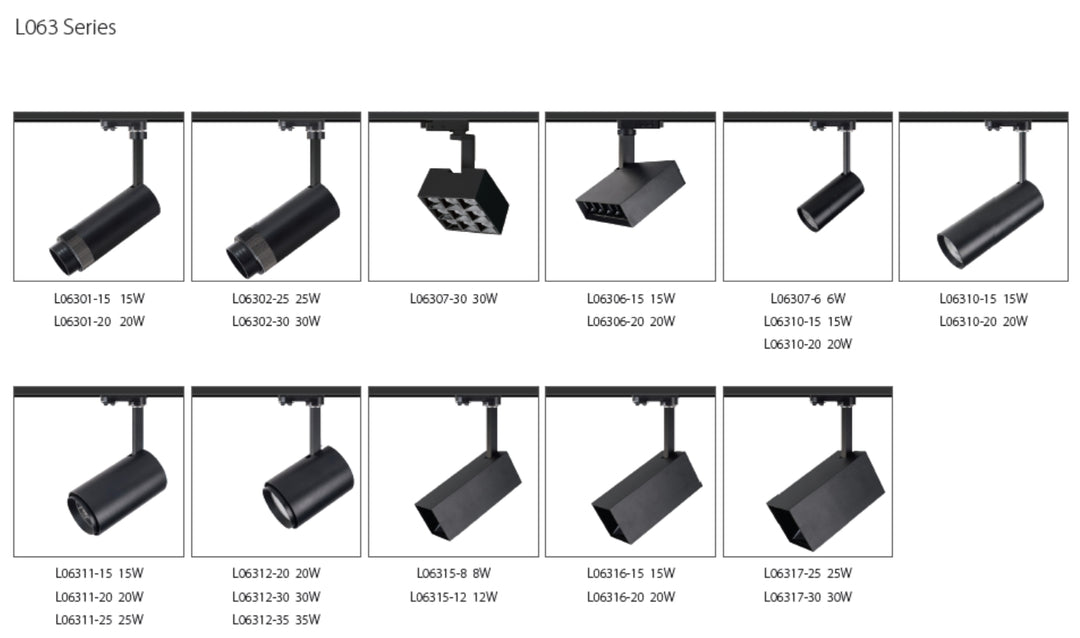 40W track light multi colour