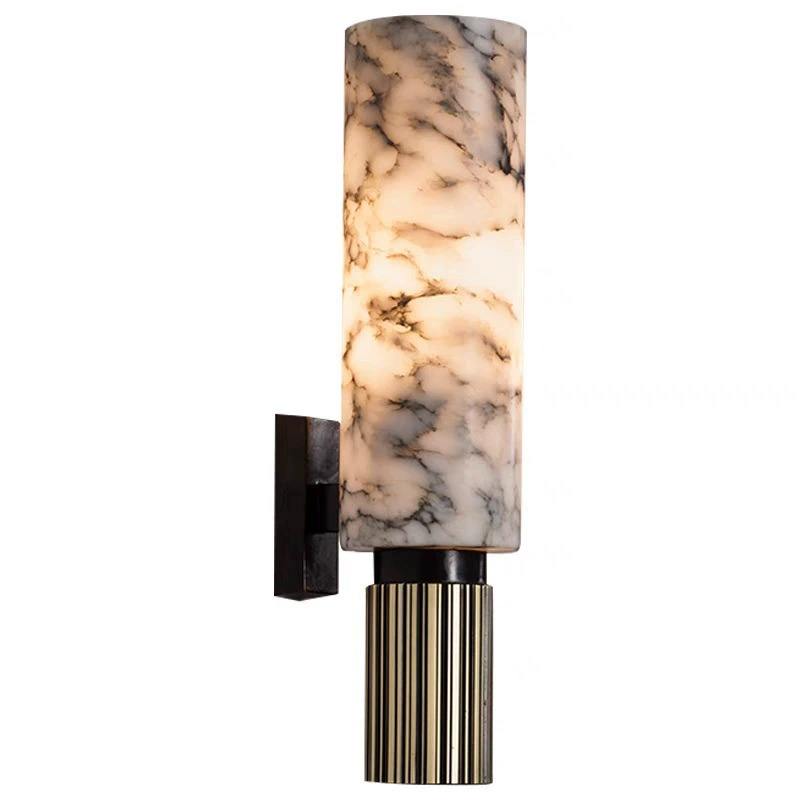 Marble wall light for the bedroom