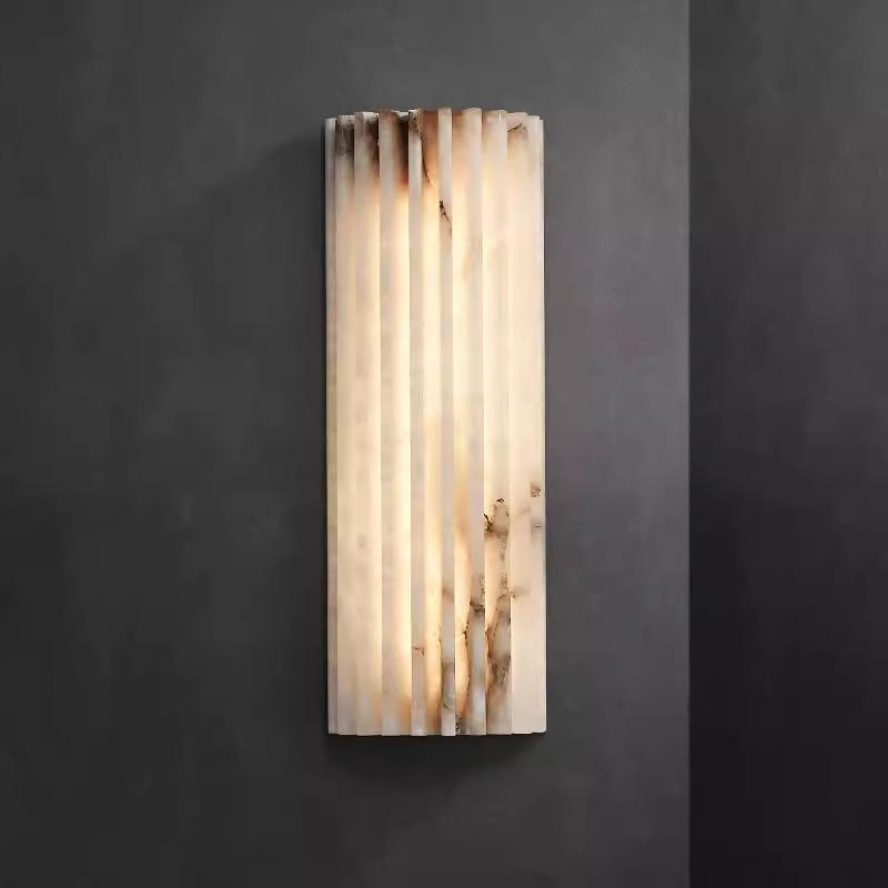 Marble wall light for the bedroom