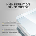 Load image into Gallery viewer, Rectangle d Bathroom Mirrors with Light (80 x 60)
