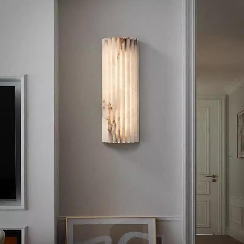 Marble wall light for the bedroom
