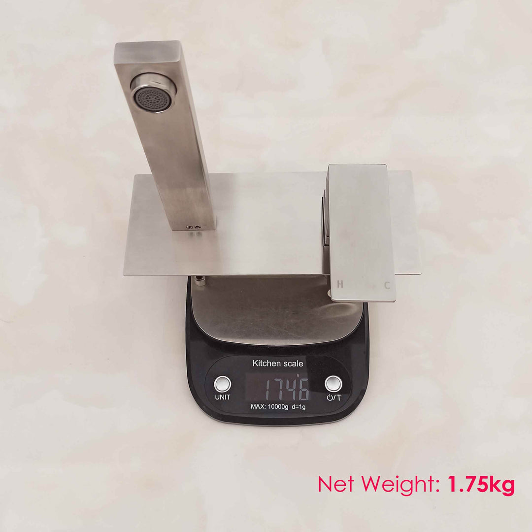 Square Wall Mounted Basin Mixer