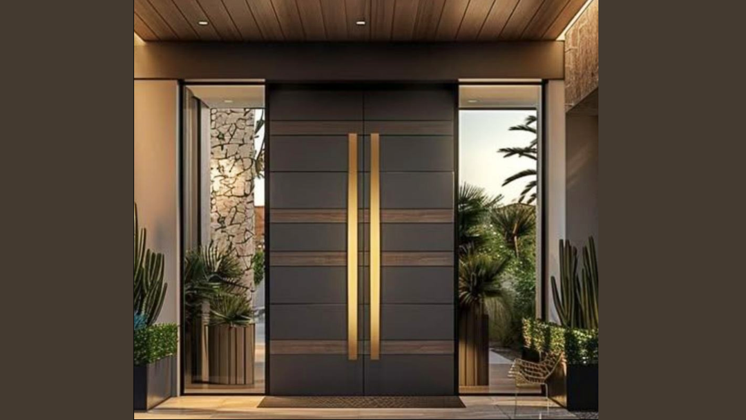Front entry double door