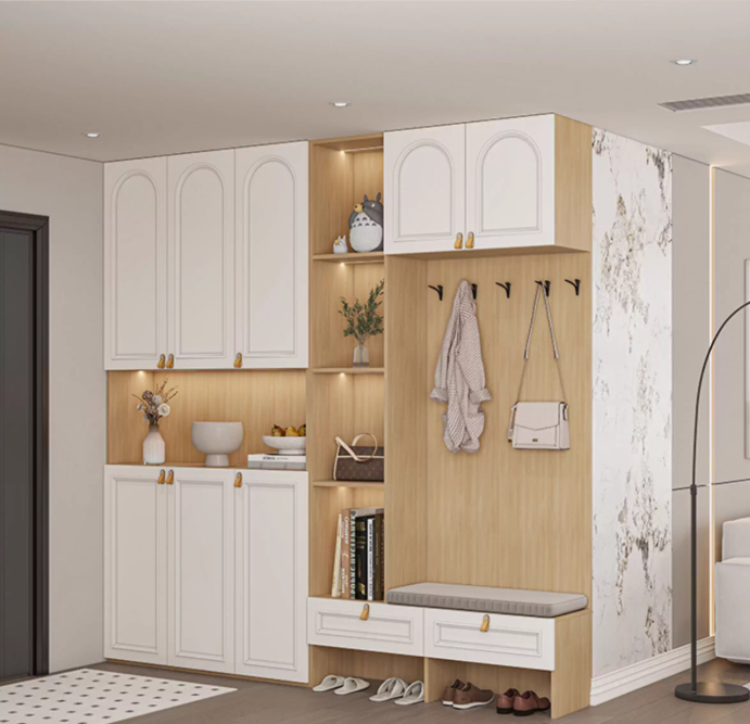 Spacious shoe cabinet