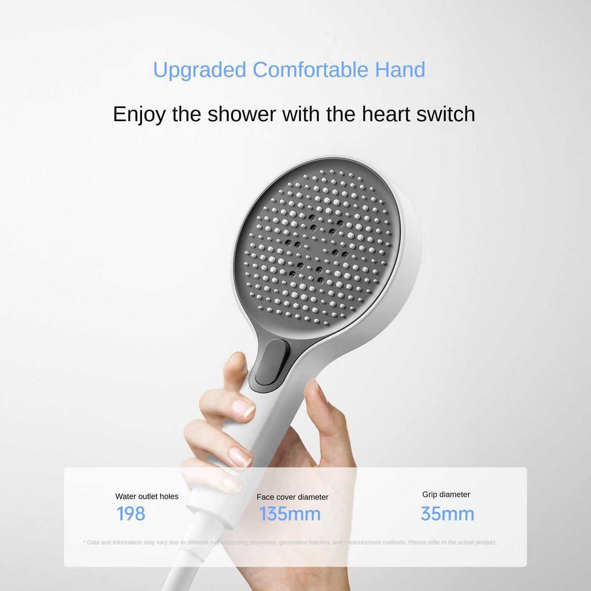 Round shower set