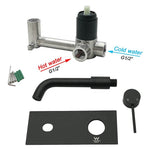 Load image into Gallery viewer, Gun Wall Mounted Basin Mixer
