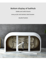 Load image into Gallery viewer, Freestanding One-Piece Indoor Bathtub
