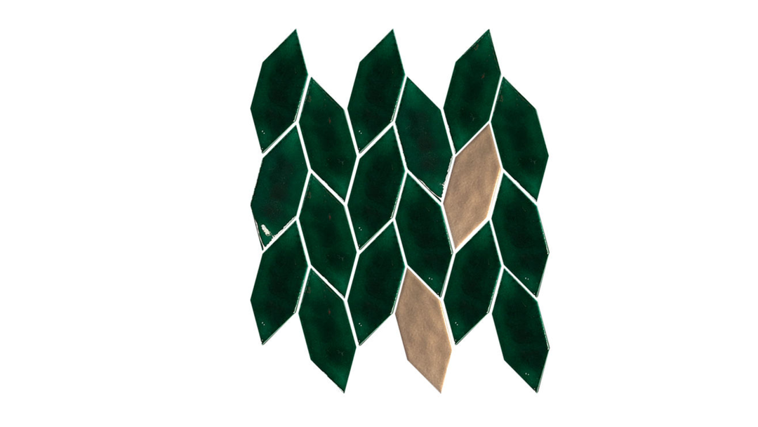 Green Mosaic wall