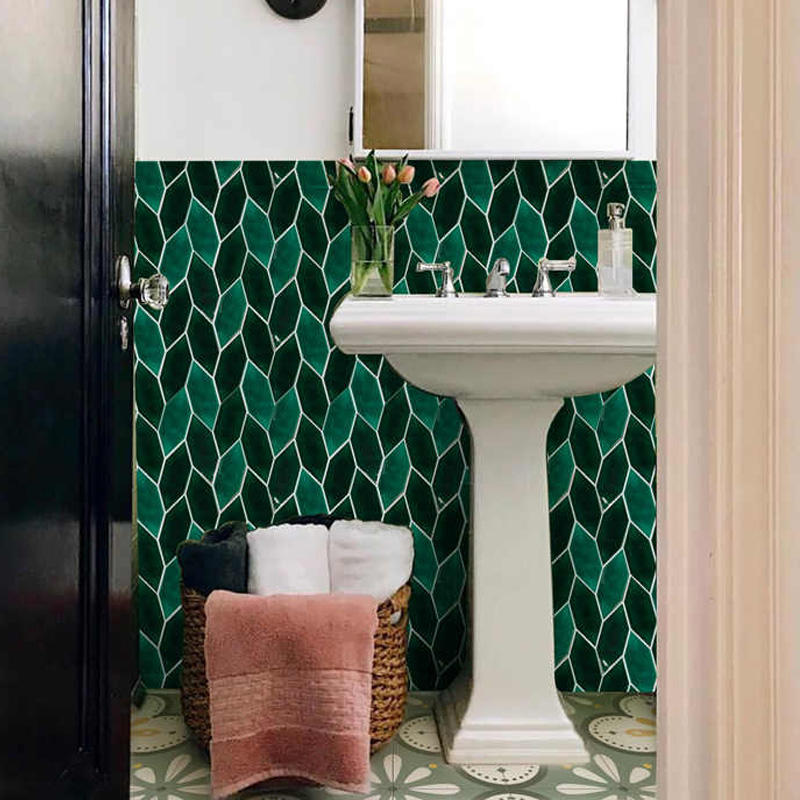 Green Mosaic wall