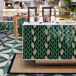 Load image into Gallery viewer, Green Mosaic wall

