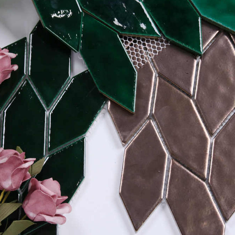 Green Mosaic wall