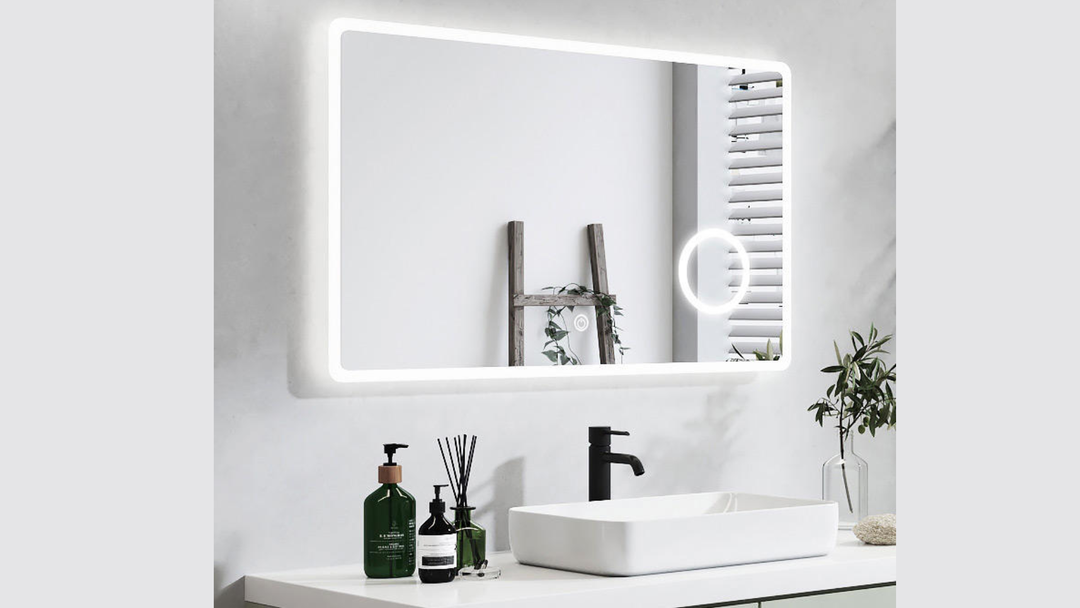 Rectangle d Bathroom Mirrors with Light (80 x 60)