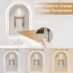 Load image into Gallery viewer, Irregular Bathroom Mirror with LED and Touch Control
