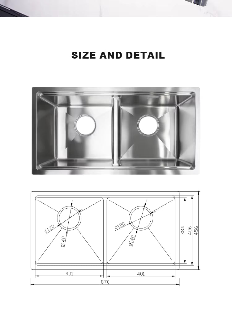 Double Bowl Stainless Steel