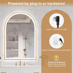 Load image into Gallery viewer, Irregular Bathroom Mirror with LED and Touch Control
