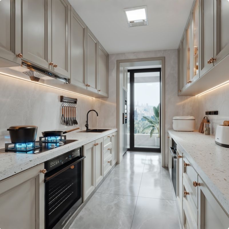 Modern kitchen cabinet