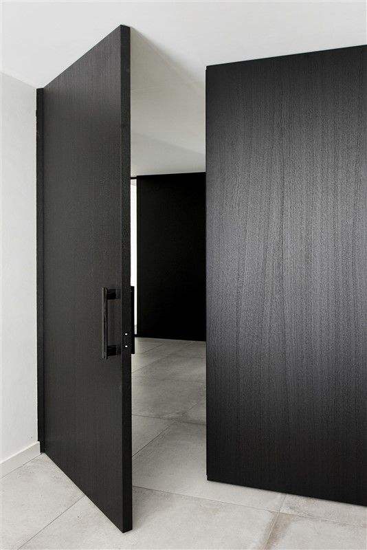 Solid wood front door