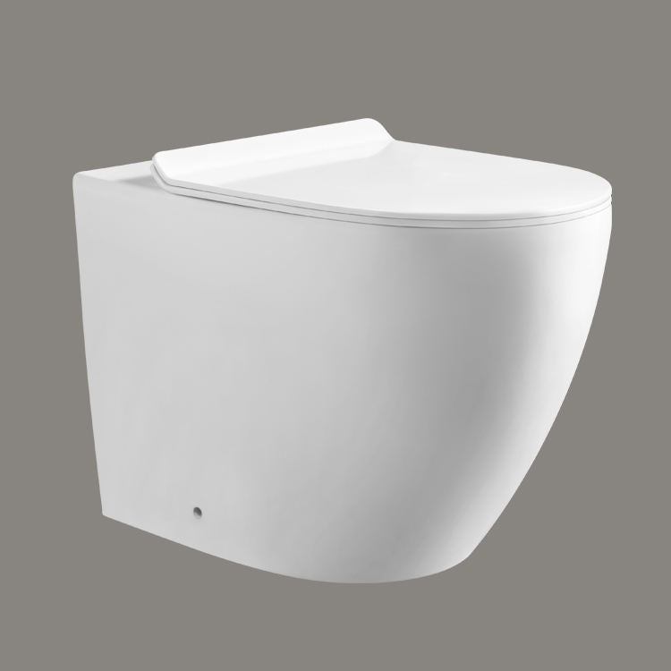 One piece bathroom toilet set