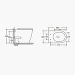 Load image into Gallery viewer, One-piece Bathroom Toilet Set
