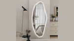 Load image into Gallery viewer, Arched Gold LED Bathroom Mirror 24x36" with Anti-Fog
