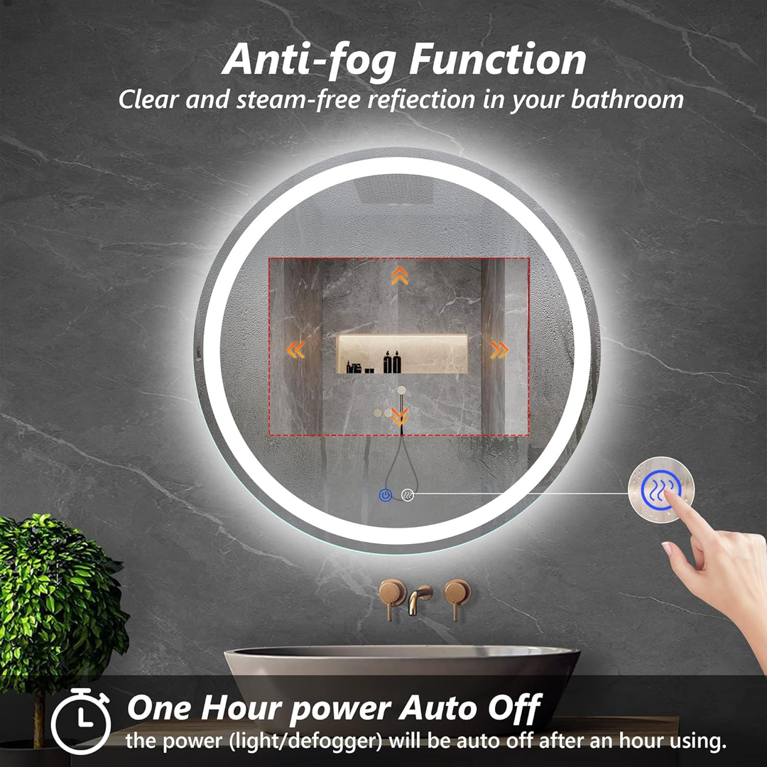 Modern Dimmable LED Bathroom & Vanity Mirror