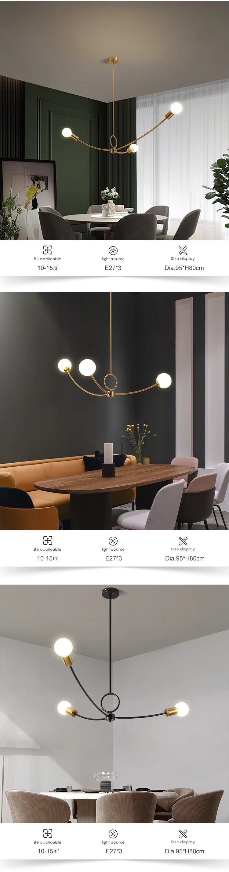 Bar counter and dining table light