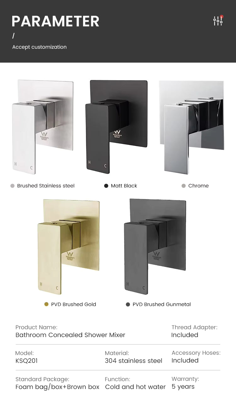 Wall square mixer