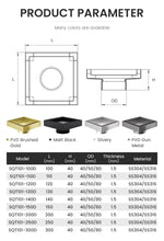 Load image into Gallery viewer, Square Floor Drain
