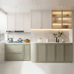 Load image into Gallery viewer, I shape Kitchen cabinet
