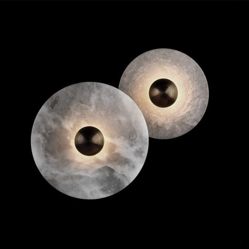 Bedroom marble wall lamp